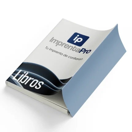 Libros personalizado spara empresas con tapa dura y diseño en blanco, mostrando el logotipo de imprenta pro. Ideal para reportes anuales, manuales corporativos o materiales de formación, con un acabado profesional y elegante.