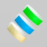 Pulseras Tyvek personalizadas para eventos, ideales para control de acceso y resistentes al agua.