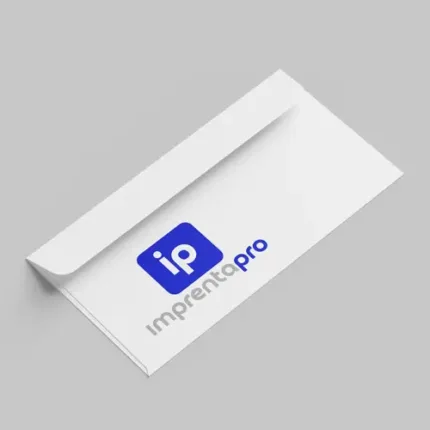 Imagen de sobres personalizados con logo de empresa impresos por Imprenta PRO para comunicaciones corporativas.