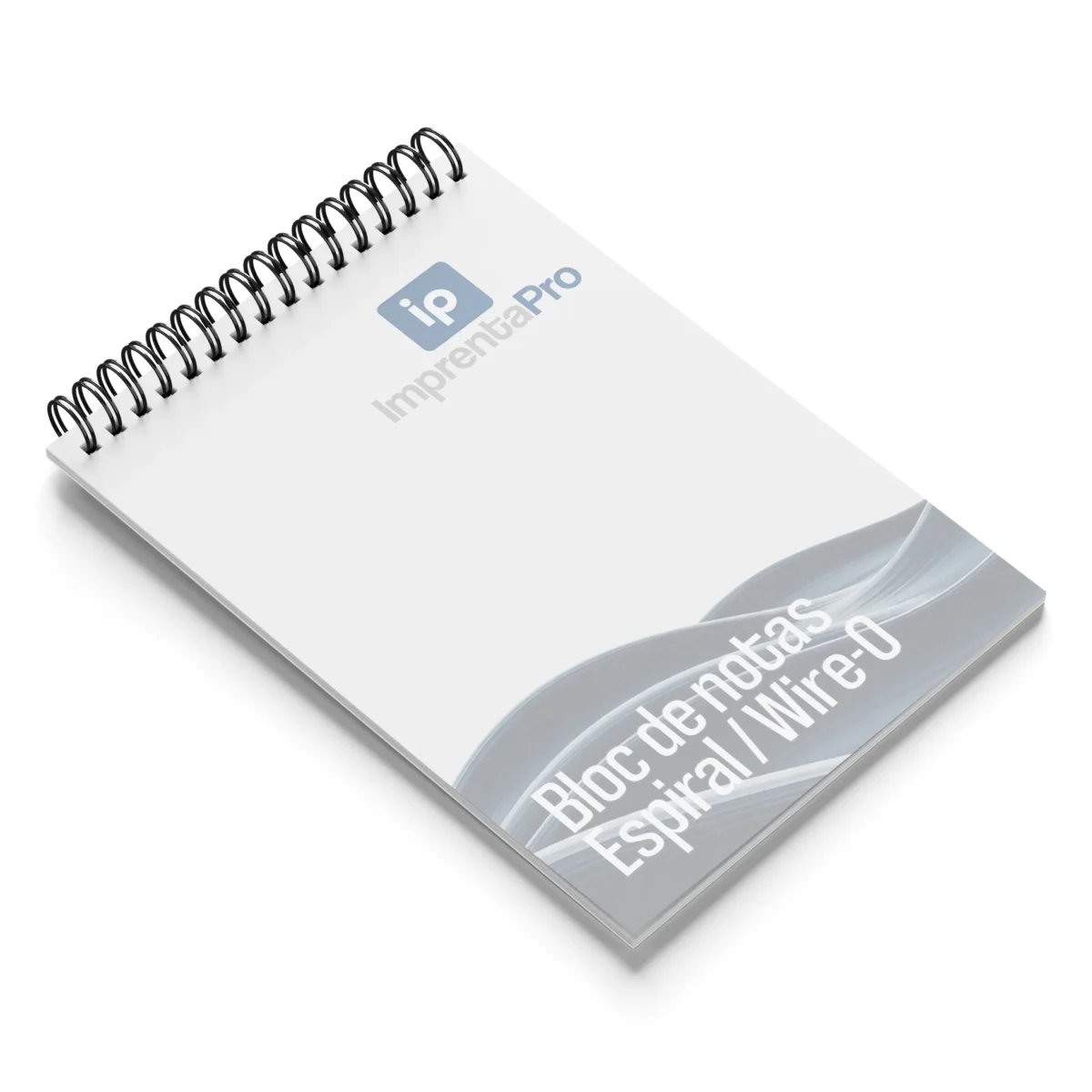 Bloc de notas encuadernado con wire-O con interior personalizado