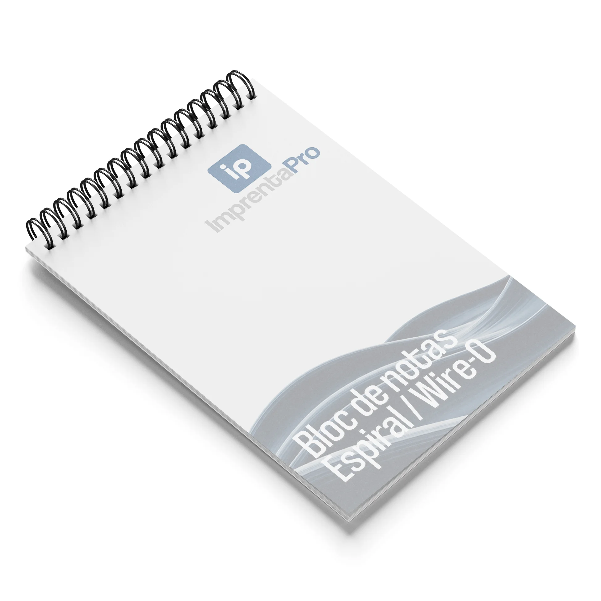 bloc de notas en espiral o wire-o Bloc de notas encuadernado con wire-O con interior personalizado