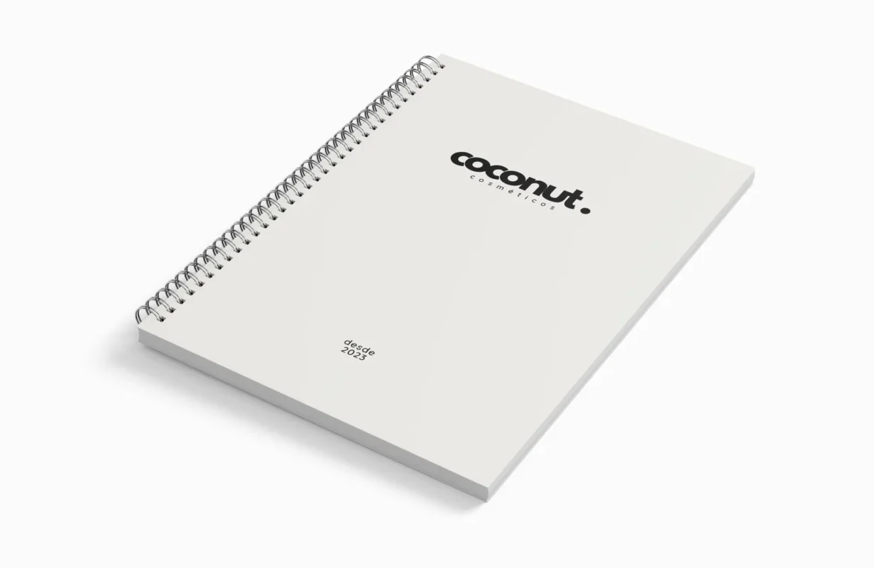 Catálogo de cosmética cerrado impreso