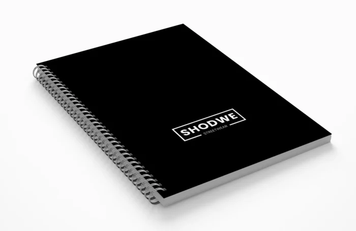 Bloc impreso en negro para shodwi