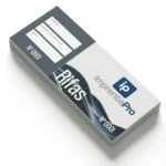 Papeletas de rifas para eventos y sorteos con diseño en blanco y azul, presentando el logotipo de imprenta pro. Ideales para eventos y sorteos, ofreciendo una presentación profesional y organizada.