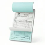 Imagen de talonarios autocopiativos personalizados para recibos y facturas, impresos por Imprenta PRO para empresas.