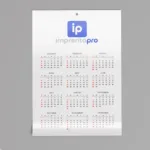 Imagen de calendarios de lámina personalizados, impresos por Imprenta PRO.