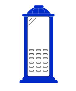 Columna 120 x 350 cm.