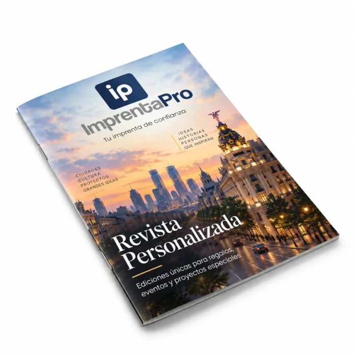 Revista personalizada impresa para un solo ejemplar